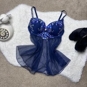 lil Victoria’s secret mesh babydoll chemise!
